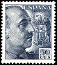 Spain 1949 General Franco 50 CTS Pizarra Edifil 1053. 1053. Subida por susofe